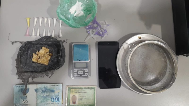 Homem é preso por tráfico de drogas em Morro Agudo