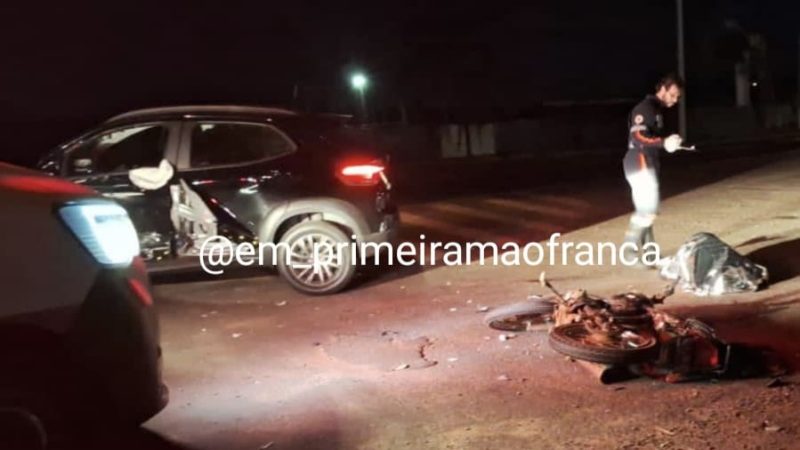 Motociclista morre após colisão com carro na rodovia Tancredo Neves, em Franca