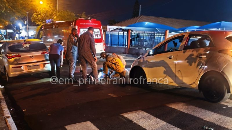 Pedestre é atropelada em lombofaixa na Avenida Major Nicácio, em Franca