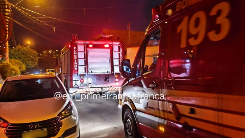 Incêndio em residência mobiliza equipes do Corpo de Bombeiros em Franca  