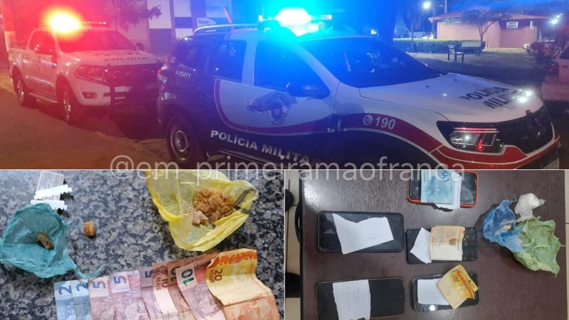 Operação da Polícia Militar em Morro Agudo termina com prisões e apreensão de drogas