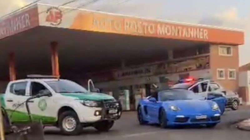 Motorista de carro de luxo foge da polícia, mas acaba na delegacia em Ipuã