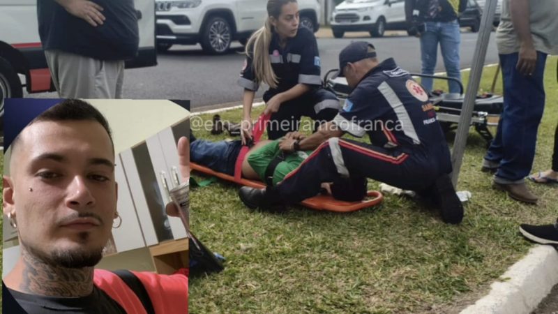 Jovem vítima de grave acidente em avenida morre na Santa Casa de Franca