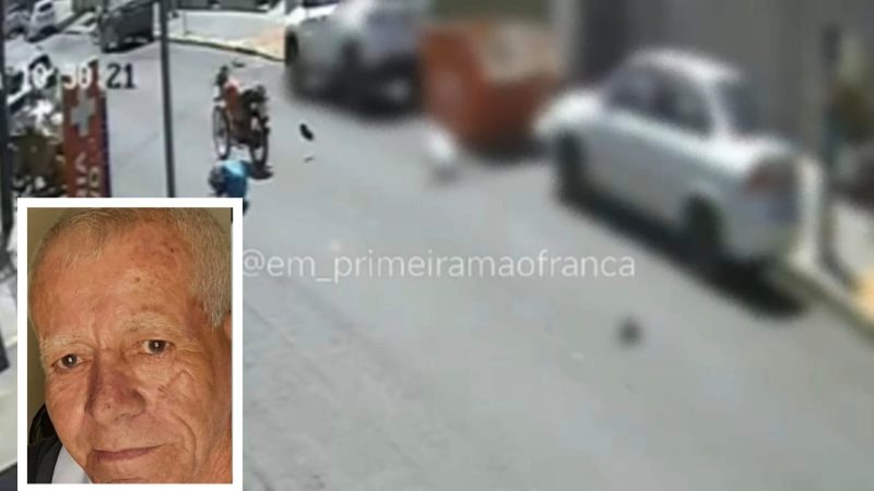 Morre idoso atropelado por motociclista no Centro de São Joaquim da Barra