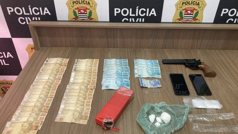 Operação da Polícia Civil resulta em prisão por tráfico de drogas em Cristais Paulista