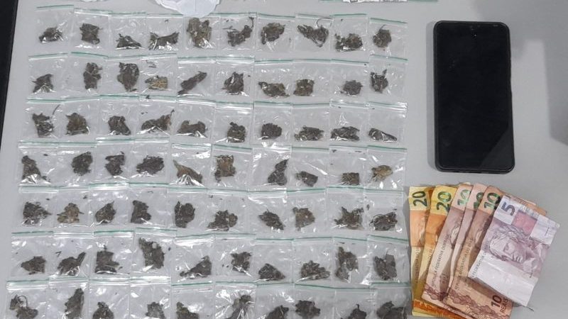 Polícia Militar prende homem por tráfico de drogas em Morro Agudo