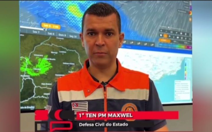 Defesa Civil alerta população sobre tempestade intensa neste fim de semana