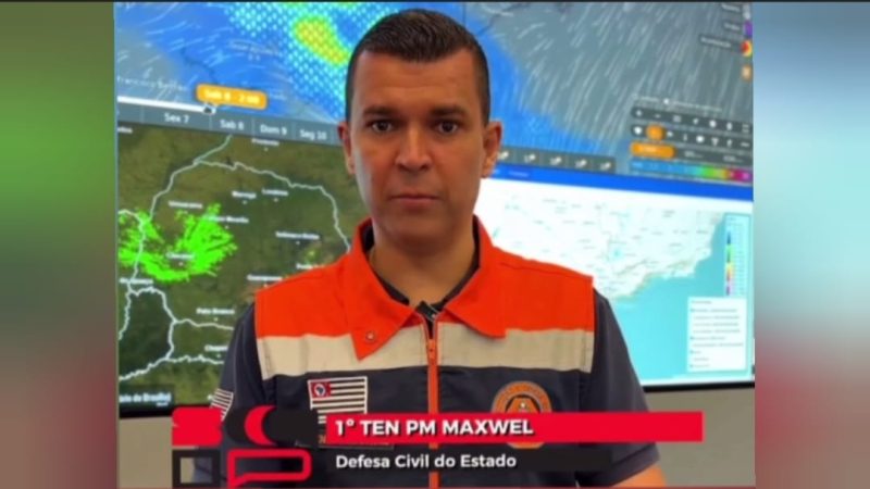 Defesa Civil alerta população sobre tempestade intensa neste fim de semana