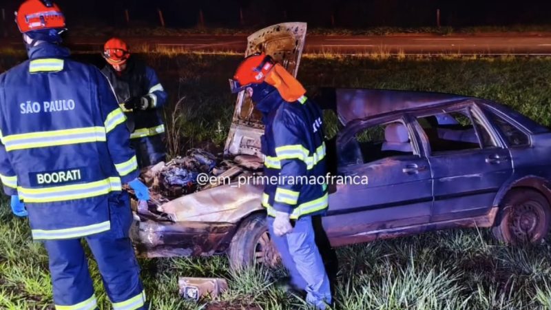 Motorista fica ferido após capotamento na rodovia Fábio Talarico