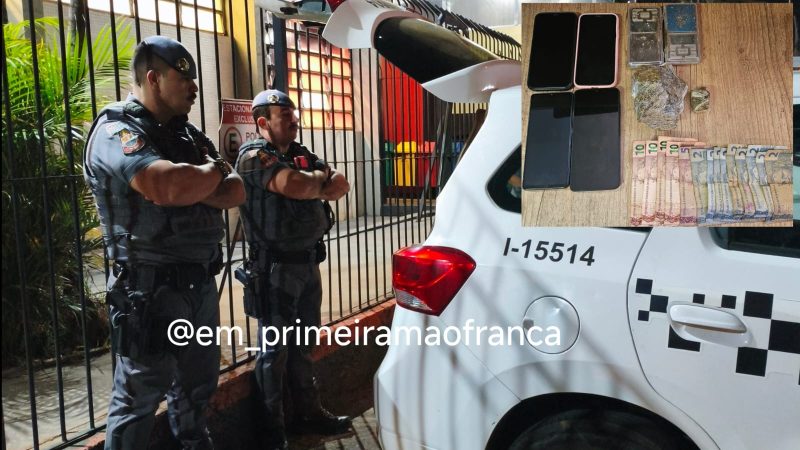 Criminoso é preso com drogas e comparsa apontado como chefe é ouvido e liberado