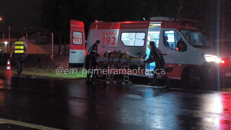 Atropelamento na rodovia Cândido Portinari deixa vítima em estado grave