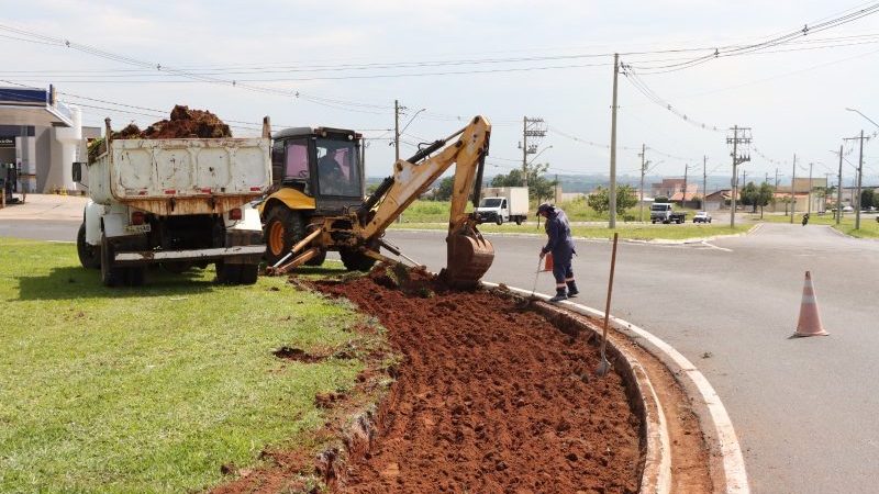 Prefeitura inicia obras no trânsito do Residencial Zanetti