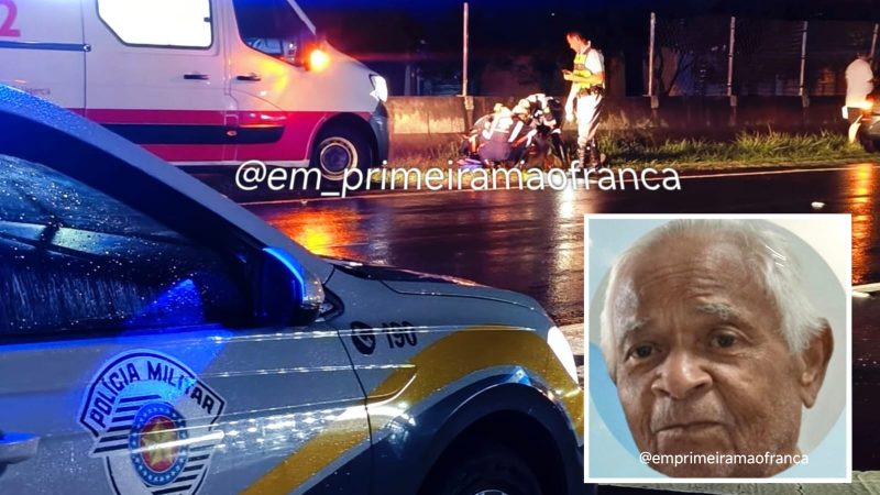 Idoso atropelado na Cândido Portinari morre após três dias internado em Franca