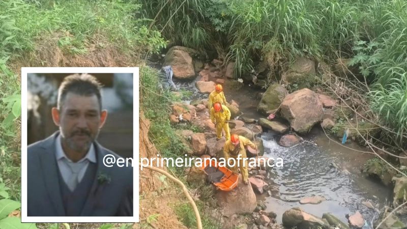 Homem que estava desaparecido é encontrado morto em córrego na zona Norte de Franca
