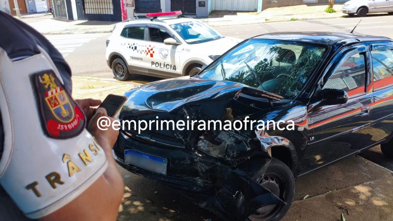 Câmera de segurança registra acidente em avenida movimentada de Franca