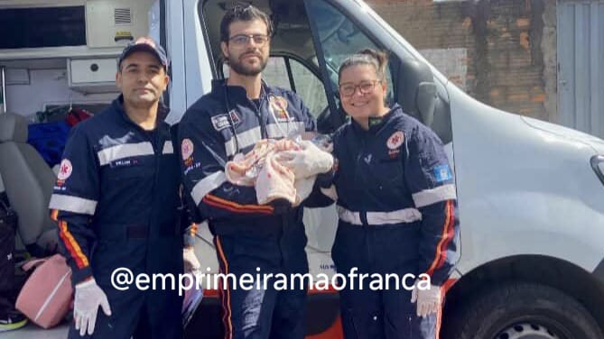 Apressadinha: bebê nasce em casa e SAMU auxilia parto no Jardim Portinari, em Franca