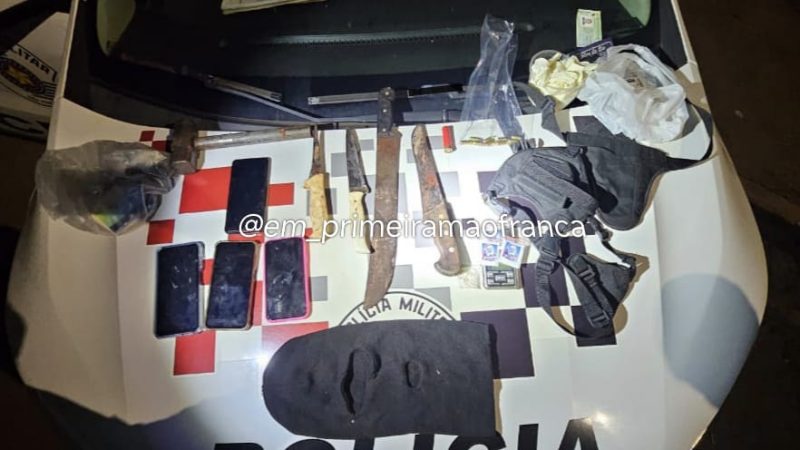 Polícia Militar de Restinga localiza cortes bovino em porta-malas de veículo