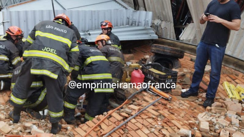 Uma pessoa morreu e outras ficaram feridas após desabamento em empresa de Franca