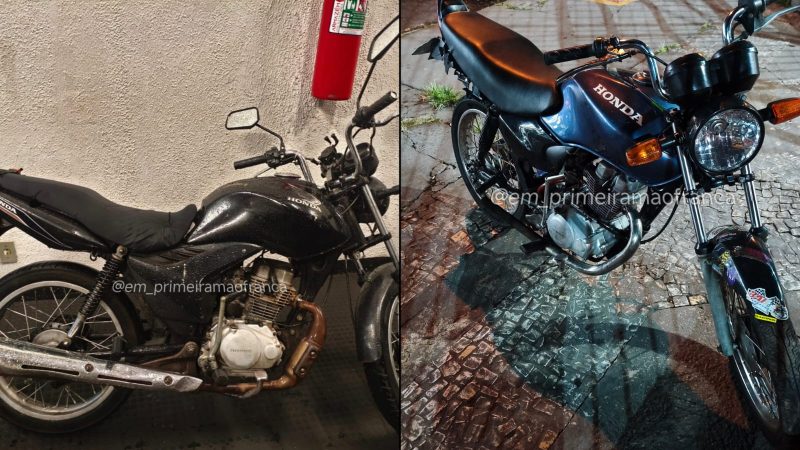 Polícia Militar apreende duas motos com sinais de adulteração e prende um homem em Franca