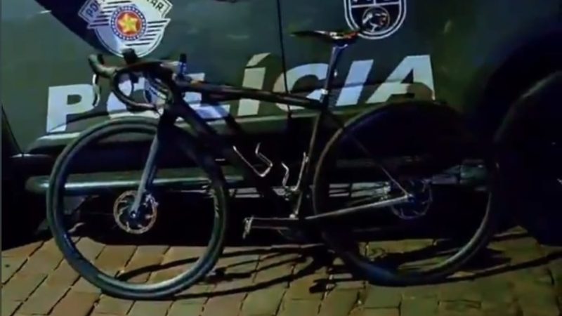 Polícia recupera ​bicicleta de atleta da Seleção Brasileira de Ciclismo avaliada em R$ 100 mil