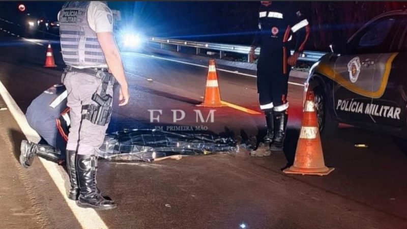 Mulher morre após ser atropelada na rodovia Cândido Portinari; motorista fugiu