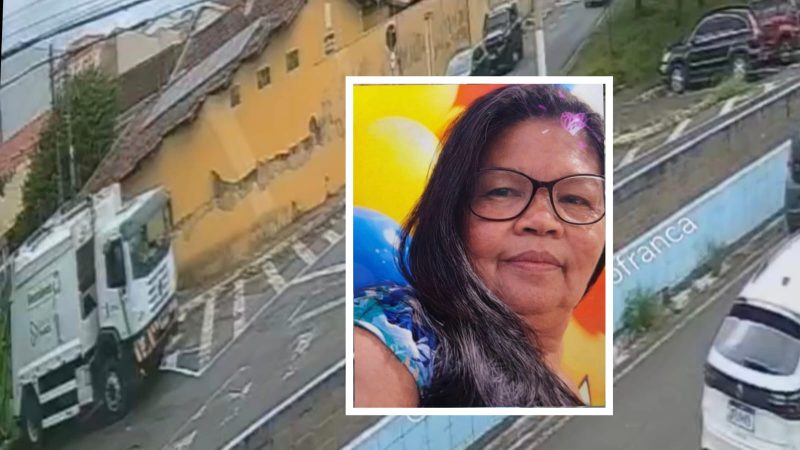 Idosa atropelada por caminhão em Franca será sepultada nesta sexta-feira; motorista teve prisão convertida em preventiva