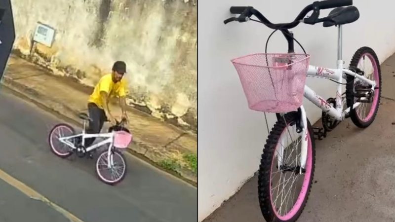 Bicicleta de criança furtada em residência em Franca é recuperada
