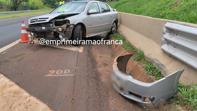 Motorista sofre acidente após perder controle de veículo na rodovia Ronan Rocha, em Franca