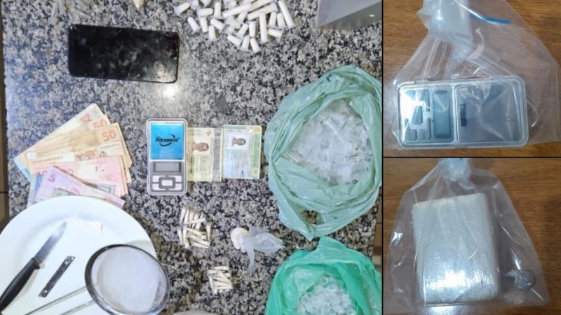 Dois homens foram presos por tráfico de drogas em operações da PM em Morro Agudo