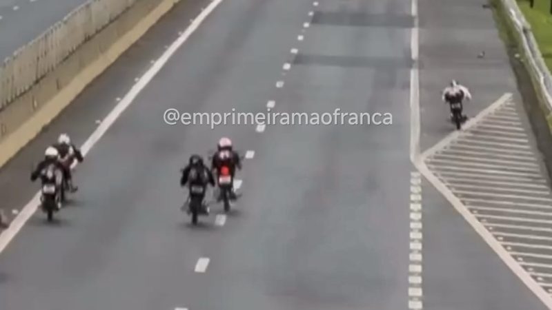 Vídeos mostram motociclistas tirando racha na Portinari em Franca; prática pode ter sido motivo de morte de jovem