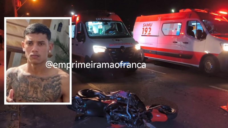 Morre na Santa Casa entregador que colidiu contra alambrado no Jardim Francano