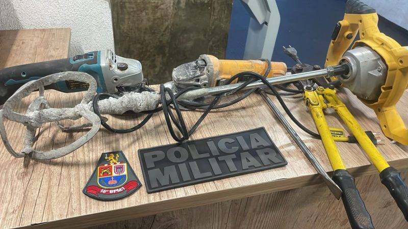 PM prende quatro por furto em residência no bairro Conceição Leite em Franca