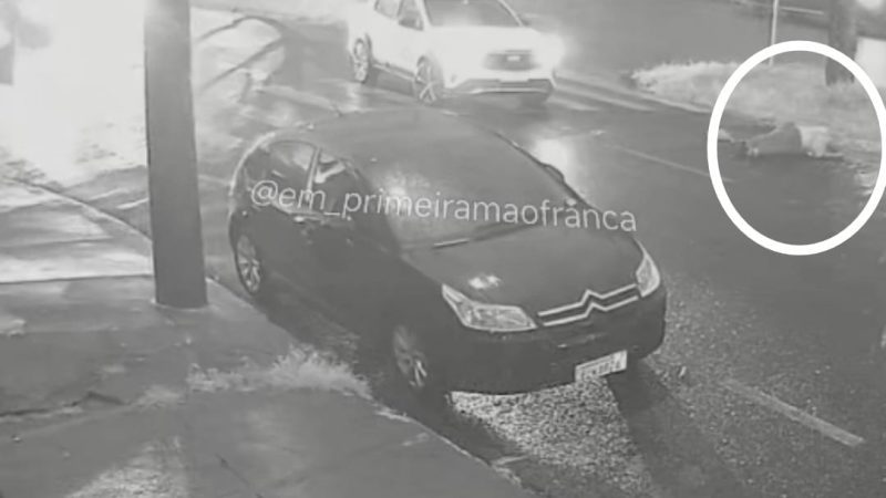 Idoso é atropelado na faixa de pedestre em avenida de Franca