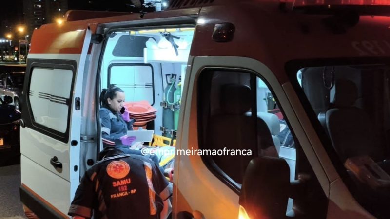 Homem é socorrido após ser espancado no Jardim Luiza, em Franca