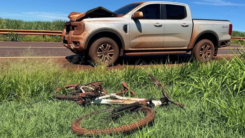 Ciclista morre após ser atropelado na rodovia Dr. Willian Amin, em Miguelópolis