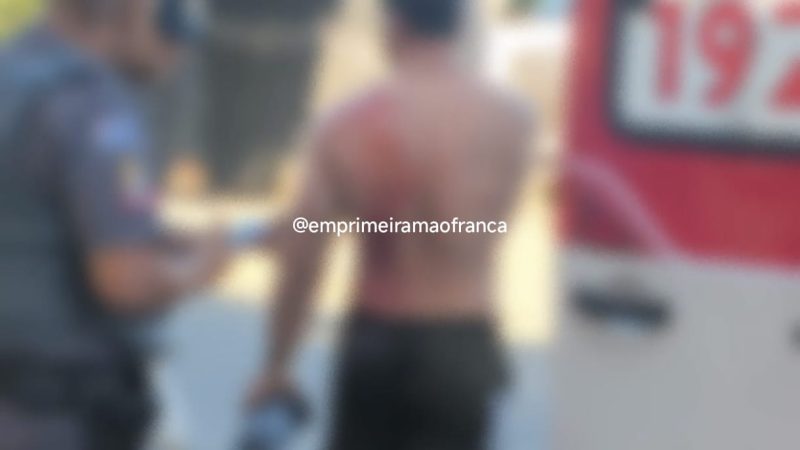 Desentendimento termina em agressões e facadas na Chácara São Paulo, em Franca