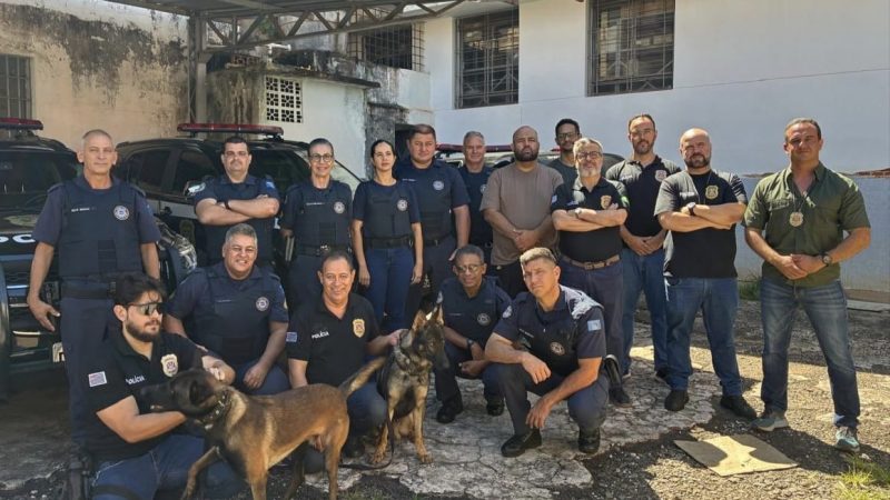 Guardas municipais participam de visita técnica na DISE em Franca