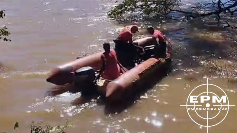 Corpo de Bombeiros retoma buscas por adolescente desaparecida no Rio Sapucaí, em Guará