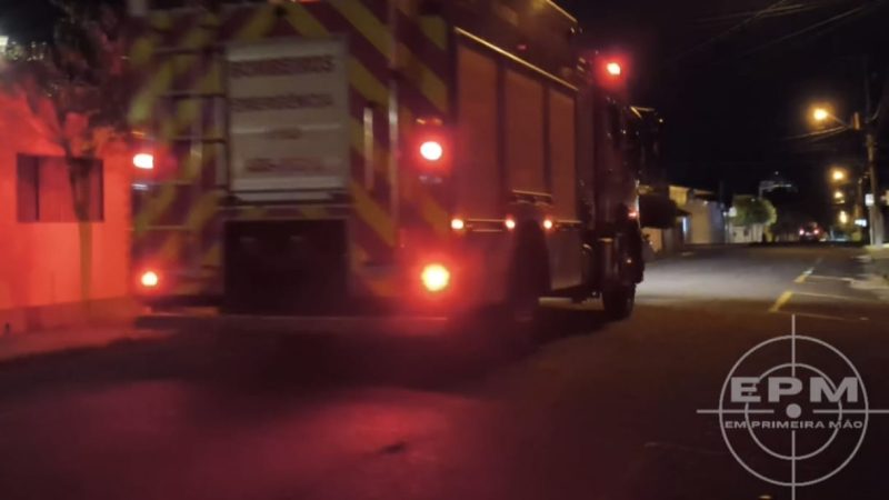 Princípio de incêndio mobiliza equipe do Corpo de Bombeiros em Franca