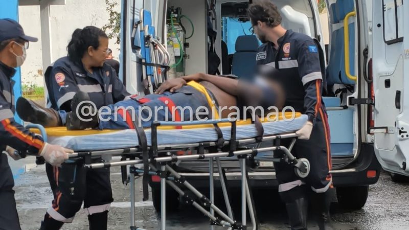 Trabalhador cai de telhado durante manutenção em ar-condicionado