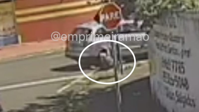Idosa é atropelada pelo próprio marido ao tentar atravessar avenida em Franca