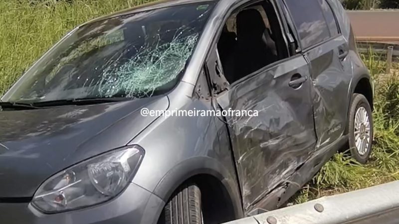 Entregador é socorrido em estado grave após acidente em rodovia da região