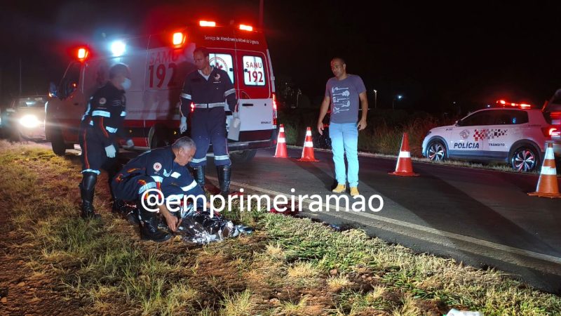 Homem morre após ser atropelado por veículo na Rodovia João Traficante