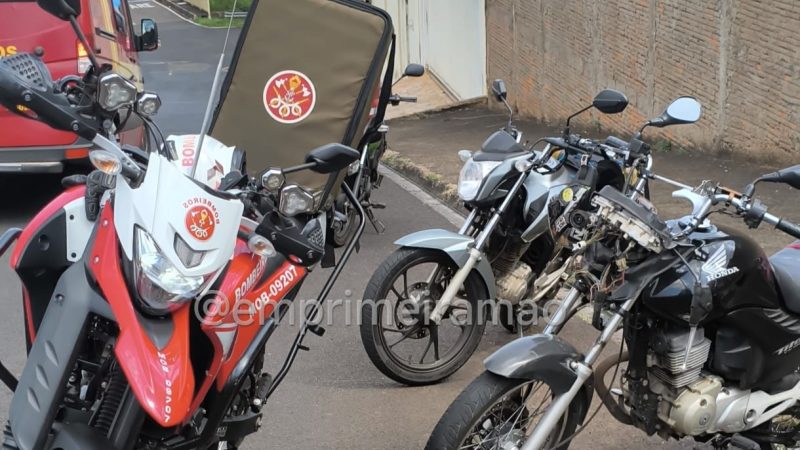 Colisão entre moto e bicicleta deixa entregador gravemente ferido em Franca