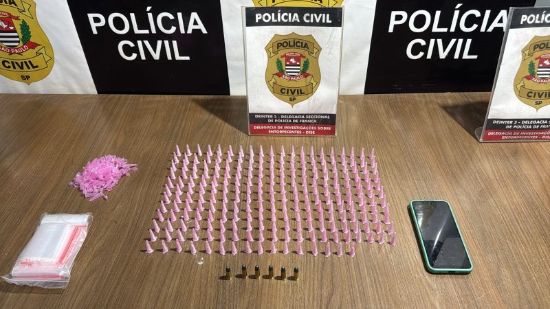 Operações da DISE resultam em prisões por tráfico e captura de procurado em Franca