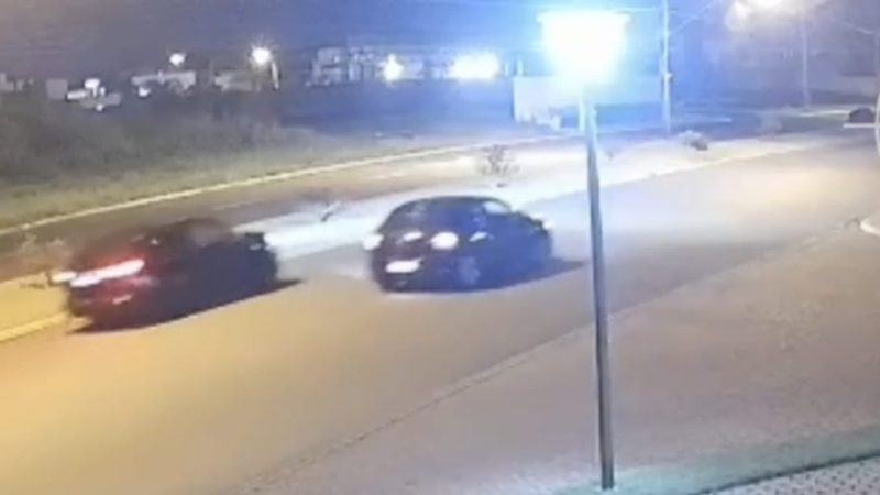 Câmeras registram motorista momentos antes de colisão fatal de jovem em avenida