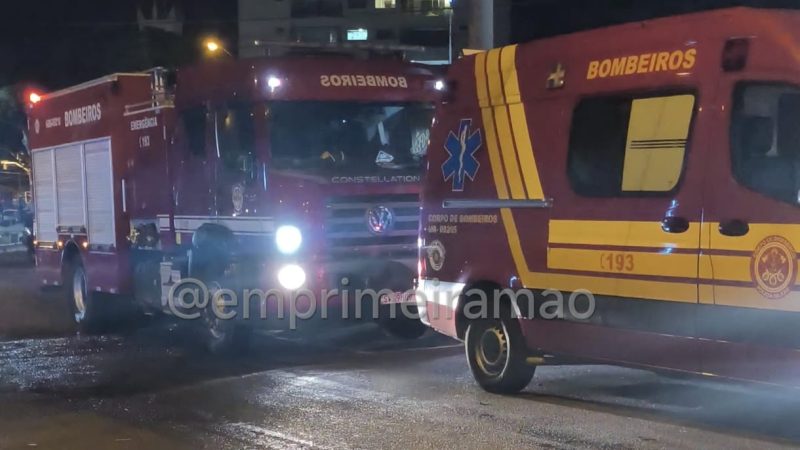 Princípio de incêndio em pizzaria mobiliza equipes do Corpo de Bombeiros