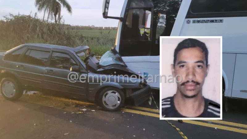 Motorista socorrido em estado grave após colisão frontal morre na Santa Casa