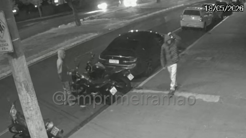 Duas motos foram furtadas na avenida Abrahão Brickmann em Franca