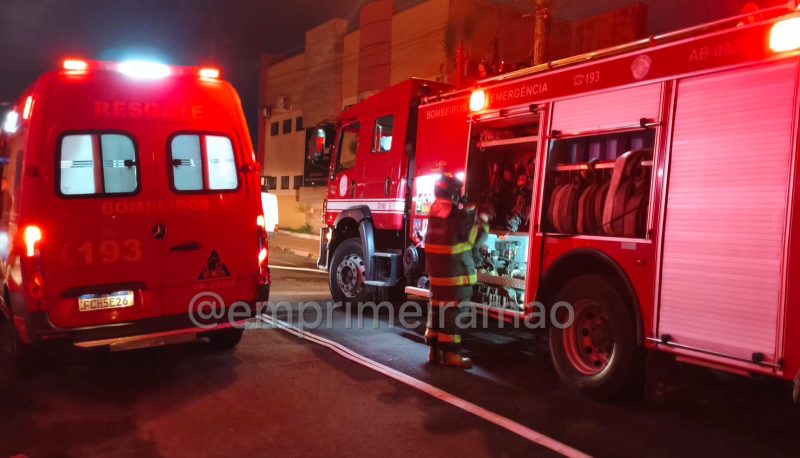 Incêndio em indústria mobiliza equipes do Corpo de Bombeiros em Franca